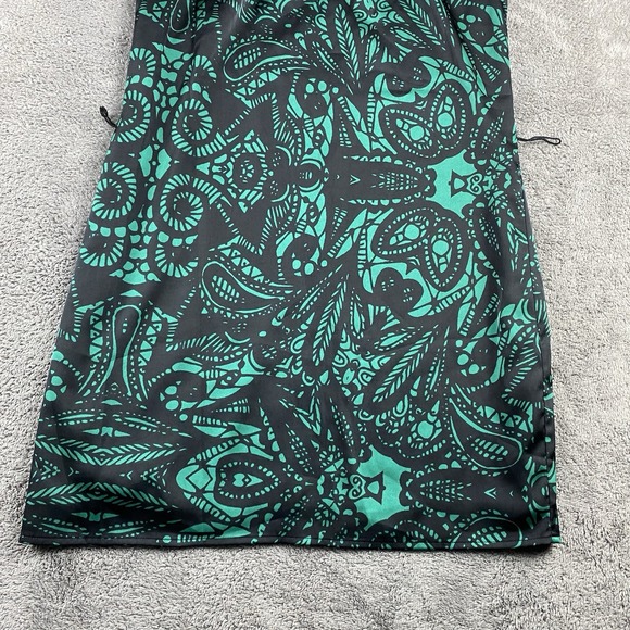 Express Sleeveless Dress Black Lace Womens XS Green - Picture 2 of 15